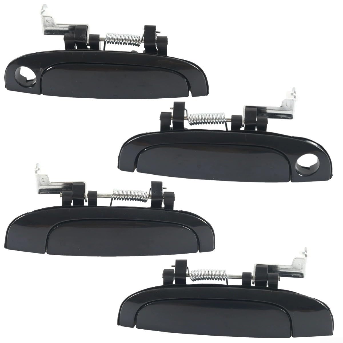 Poignées de porte Kia Rio 2007-2011 berline - Kit complet de 4 pièces avant et arrière extérieures
