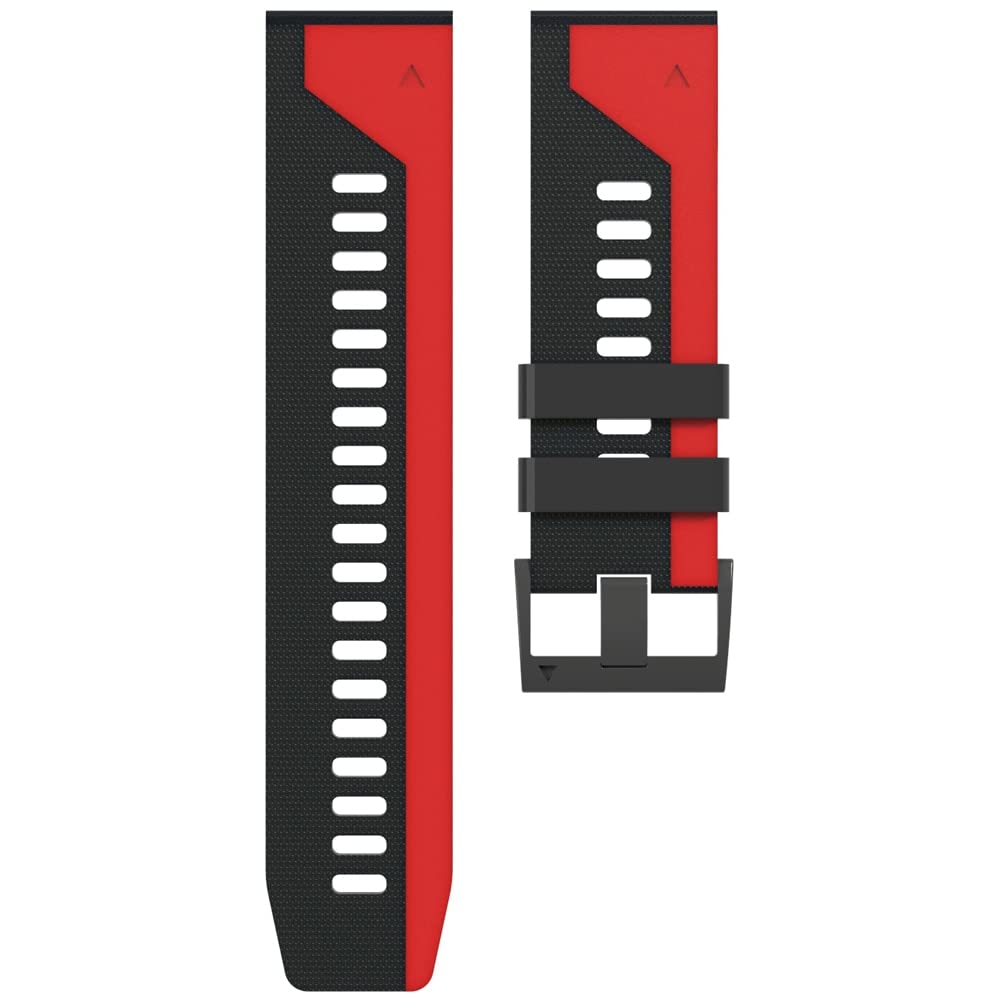 Bracelet silicone 22mm anti-irritation pour Garmin Fenix 5
