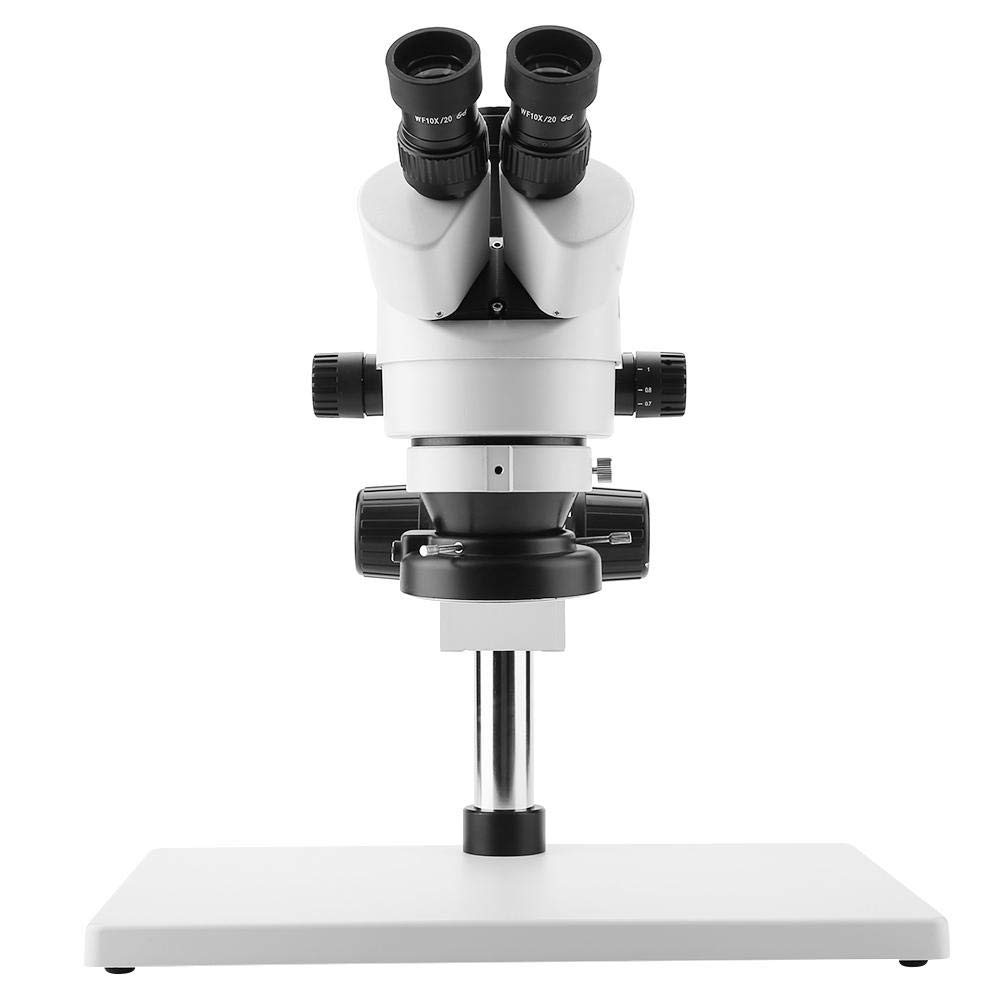 Trinokulares Stereomikroskop Hochwertiges optisches System 30-165 mm Arbeitsabstand für die Elektronikindustrie, Hardware-Verarbeitung, Schmuckarchäologie(European regulations)
