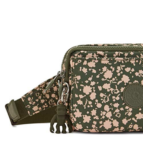 Image of Kipling Women's Abanu Medium Crossbody Bag, Lightweight, Adjustable Nylon Waist Pack with Multi-Compartment Zip Pockets