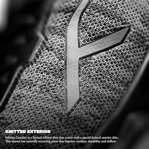 Image of Hundred Infinity Pro Badminton Shoes (Non Marking) | Also Perfect for Squash, Table Tennis, Volleyball, Basketball & Indoor Sports | Lightweight & Durable | X-Cushion