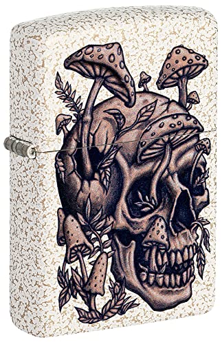 Encendedor Zippo Skullshroom Mercury Glass de bolsillo miniatura 1