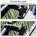 keshow Bike Stem Extender, Easy to Install Non‑deformable Bike Adapter Riser with Bike Stem Riser for Ride a Bike(Black)
