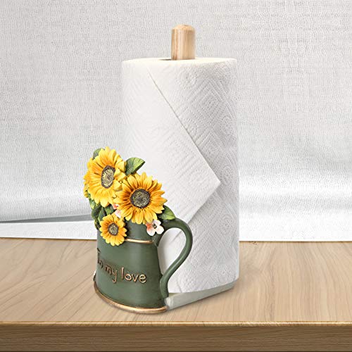 Jhnif Paper Towel Holder With Flower Basket Decoration, Resin Crafts Display For Kitchen Cafe Western Restaurant Cake Shop Dessert Shop. #TOP3