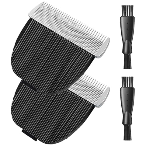 uijino Dog Clipper Blades Compatible with oneisall Replacement Blade for oneisall Dog Clippers Dog Grooming Kit, 2 Pack Dog Clipper Replacement Blades, 2 Cleaning Brush Cover