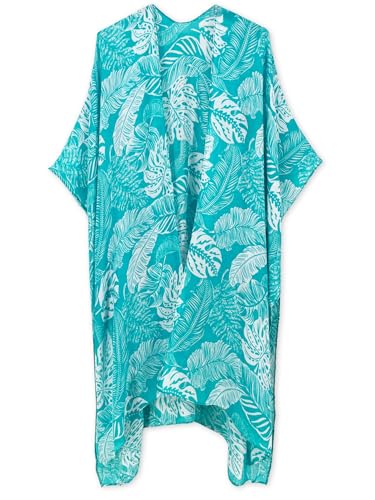 Image of Spicy Sandia Kimonos for Women Floral Beach Cover Up Loose Swimsuit Bathing Suit Coverup Cardigan for Summer Swimwear