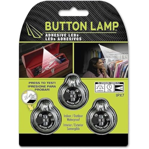 Image of Panther Vision Button LAMP Adhesive LEDs Light Package - Lightweight, Ultra Small, Ultra Bright LED Utility Lights