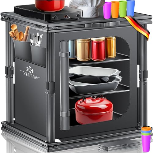 KESSER® Camping Küche faltbar | Outdoor Campingschrank 60x80cm | Küchenschrank