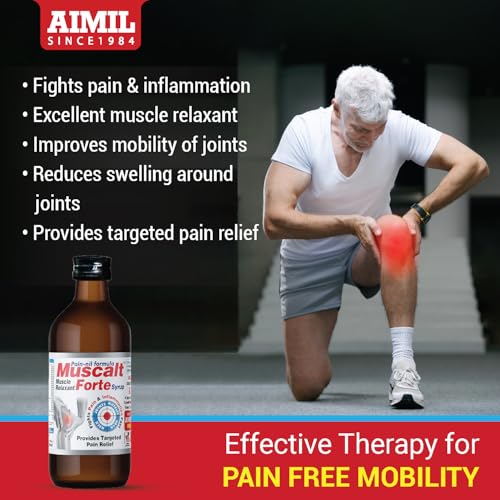 Image of AIMIL Muscalt 6orte Syrup (200ml) | Natural Herbal Tonic for Joint Comfort & Flexibility Support | Daily Wellness Liquid for Men and Women (Pack of 6)