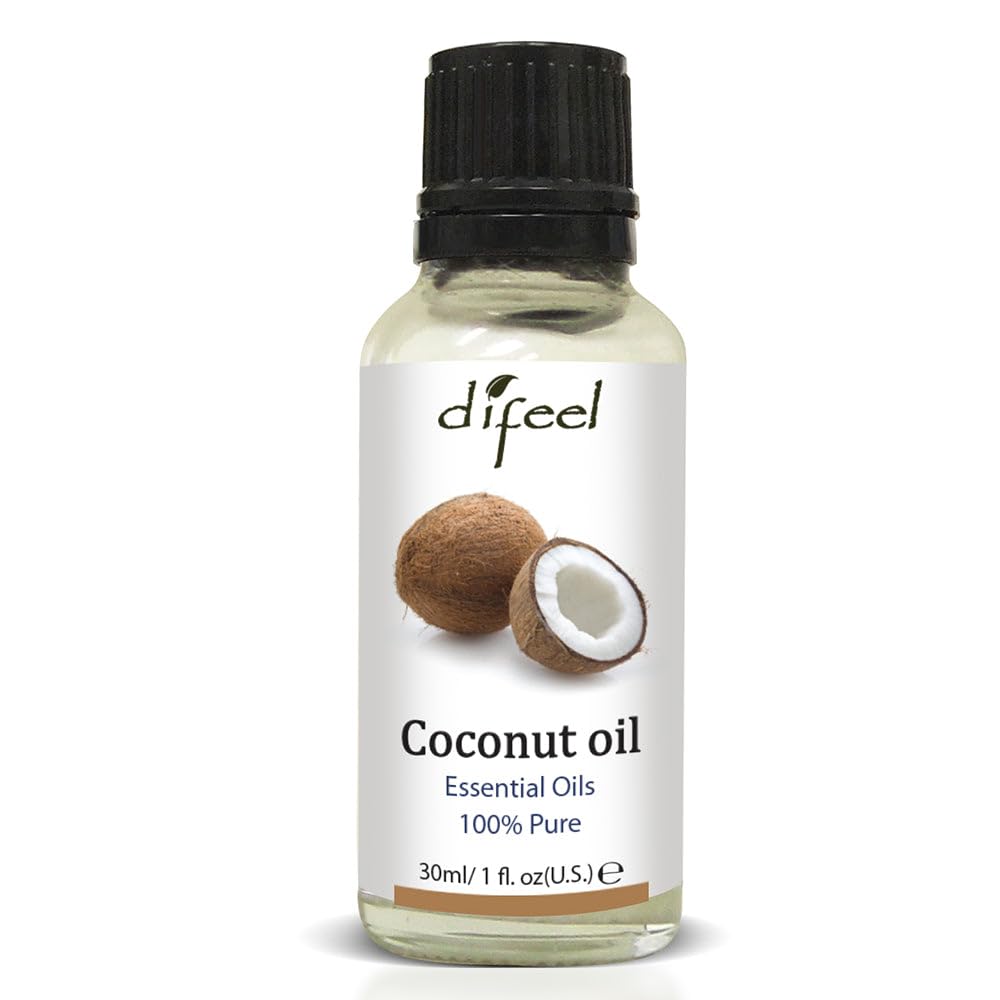 Difeel Essential Oils 100% Pure Extra Premium Grade Coconut Oil 30 milliliters