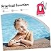 Kisangel Boys and Girls Inflatable Snorkeling Vest Buoyancy Swim Vest for Toddlers Material for Swimming Snorkeling and Water Activities Bright