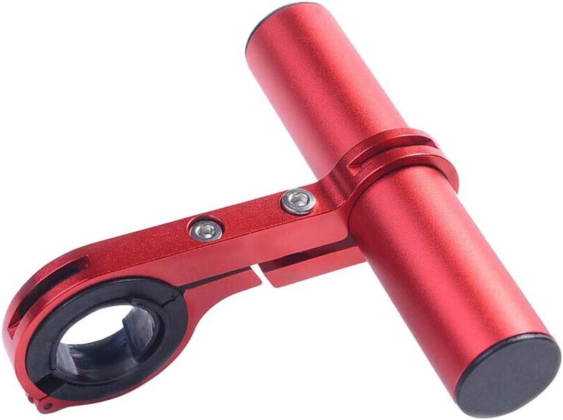 GorNorriss Bike Handlebar Extender, Handlebar Extender Bicycle Extension Bar Aluminum Alloy Bracket for M365 Ninebot, Bike Clamp Accessories for Flashlight Speedometer