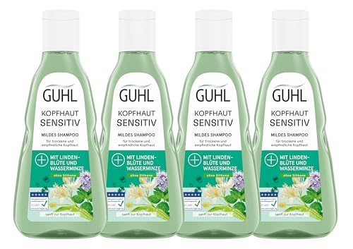 Guhl Kopfhaut Sensitiv Shampoo - 4er Pack - 4 x 250 ml - Haartyp: alle