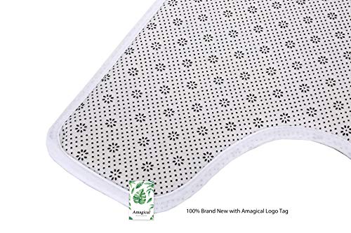 Amagical 3 Piece Vintage Paris Brown Eiffel Tower Bathroom Mat Set Purple Flower Butterfly Bath Mat Contour Mat Toilet Cover #TOP4