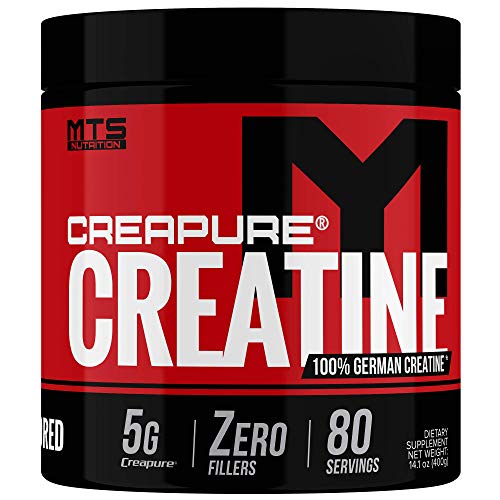 MTS Nutrition Creapure Creatine Powder - Muscle Growth & Recovery Pure German Creatine Supplement - 80 Servings Unflavored