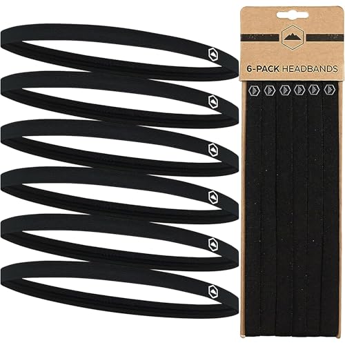 Tough Headwear Thin Elastic Headbands...