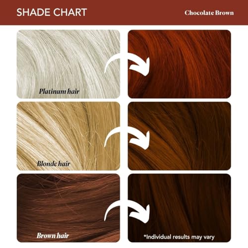 Image of Paradyes Semi-permanent Chocolate Brown DIY Conditioner Based Hair Colour 120 gm and Lighten Up! Bleach Pack 30 Vol. for all Hair Types