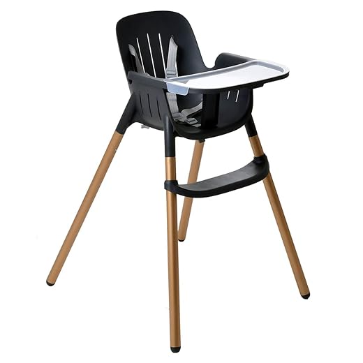 10 Itens Essenciais Para Adicionar Na Sua Lista Chá De Bebê Cadeira De Refeição Preto Night