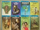 Hardy Boys Set 51-58 (Masked Monkey ~ Shattered Helmet ~ Clue of the Hissing Serpent ~ Mysterious Caravan ~ Witchmaster's Key ~ Jungle Pyramid ~ Firebird Rocket ~ Sting of the Scorpion)