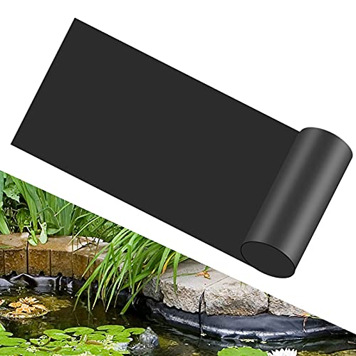 outdoor product Revestimiento de Estanque de 1 mm, Protección de Revestimiento de Estanque de Alta Resistencia Negra para estanques de Peces, Fuentes de Arroyos y jardín de Agua Cover