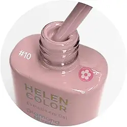 Esmalte em gel Nude Cover Helen color 10 Diamond 15ml