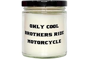 Cool Brother Scent Candle: The Perfect Gift for Motorcycle-Enthusiast Siblings