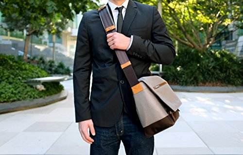 Moshi Aerio Messenger Bag for up to 15" MacBook Pro, Men Shoulder Strap Bag, Camera Briefcase2