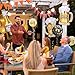 Guithia 12pcs Corona Beer Mug Themed Party Supplies, Birthday Party Balloon Decorations, Corona Beer Aluminum Film latex Balloon suit, Pentagram balloon Decorative
