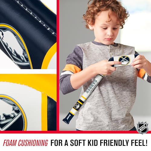 Image of Franklin Sports NHL Team Mini Soft Hockey Stick Set - NHL Team Soft Foam Mini Hockey Stick and Ball - Great Toy for Kids