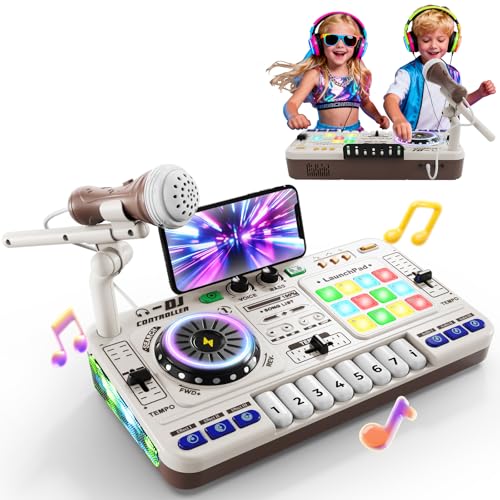 DJ Pult DJ Mischpult für Kinder 3-10 Jahre DJ Mixer DJ Controller...