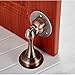 Door Stopper,Magnetic Door Stop,Stainless Steel Door Catch,Double-Sided Adhesive Tape No Need to Drill. Better Protection for Walls (White)