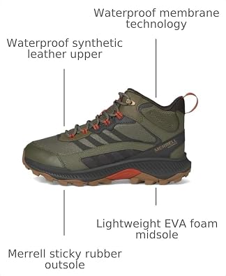 Merrell Men's Speed Strike 2 Mid Waterproof