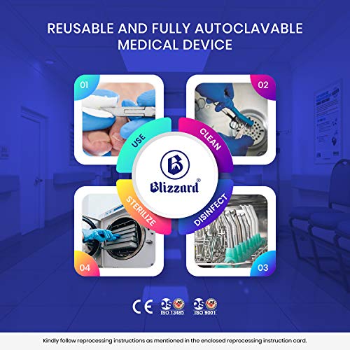 Nail Clippers For Men With Thick Or Ingrown Toenails – Blizzard Podiatrist Toenail Clipper Set German Forged – 5.5 Inch Heavy Duty Nail Cutter – Moon Head Smooth Handles - Hospital Grade #TOP5