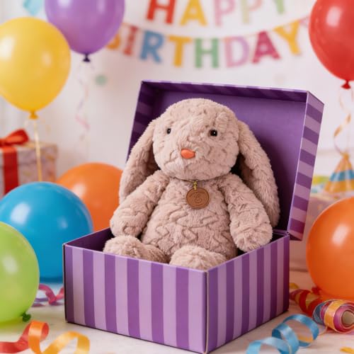 MmotZsb Kuscheltier Hase, Weiches Plüschtier Mit Baby, 35 cm, Ideal Für Kinder Und Geschenke, Hase Kuscheltier Zum Kuscheln Und Spielen