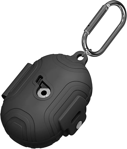 Hebilla de bloqueo Funda compatible con Anker Soundcore Space A40, funda de silicona suave para Soundcore Space A40, a prueba de golpes,