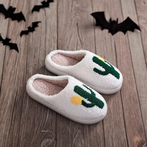 Image of Halloween Christmas Slippers Holiday Slipper House Shoes Home Slipper for Women Fuzzy Outdoor Indoor Bedroom Slippers