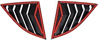 Vista 7 de ABS compatible con Toyota Supra GR A90 A91 MK5 2018 2019 2020 2021 2022 2023 2024 Cubierta triangular para persianas traseras (negro)