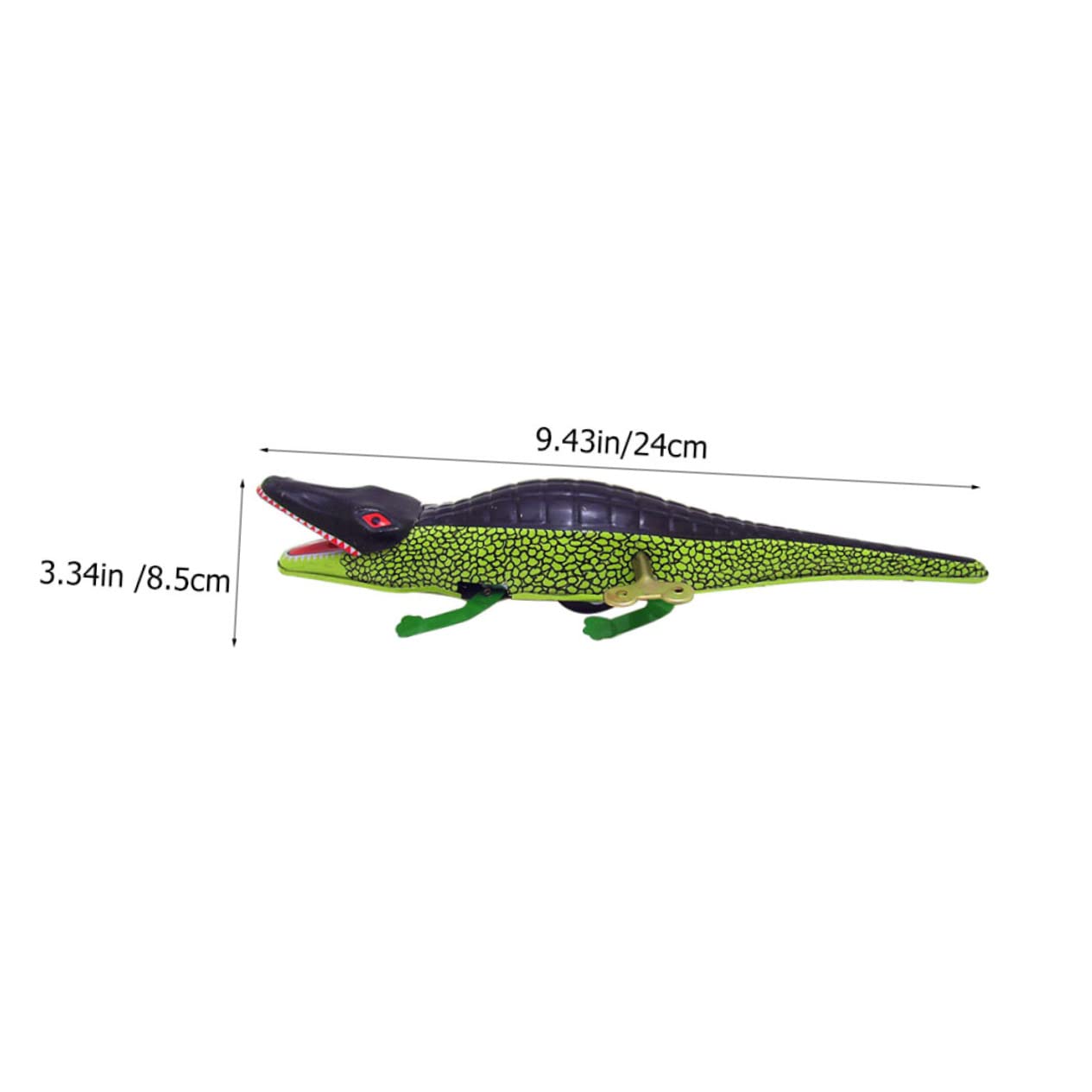 Kisangel Retro Alligator Toy Wind-up for Boys and Girls Sturdy Realistic Vintage Cognition Toy
