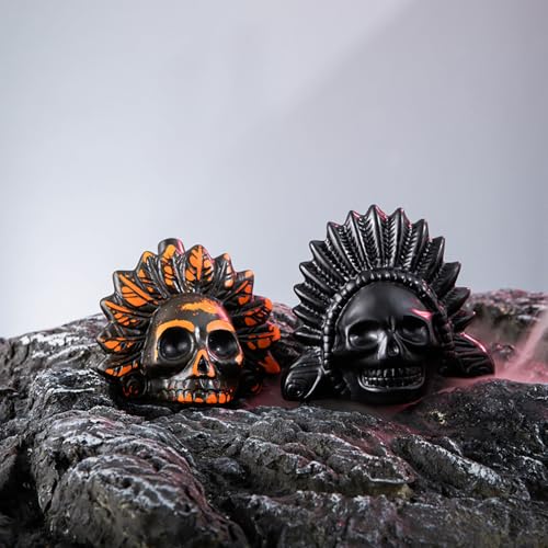 Aztec Death Whistle, Up To125+ Decibels Loud Real Screaming Aztec Death Whistle Loudest Authentic Human Authentic Human Sounding Screams Halloween Costumes Gift(Black)