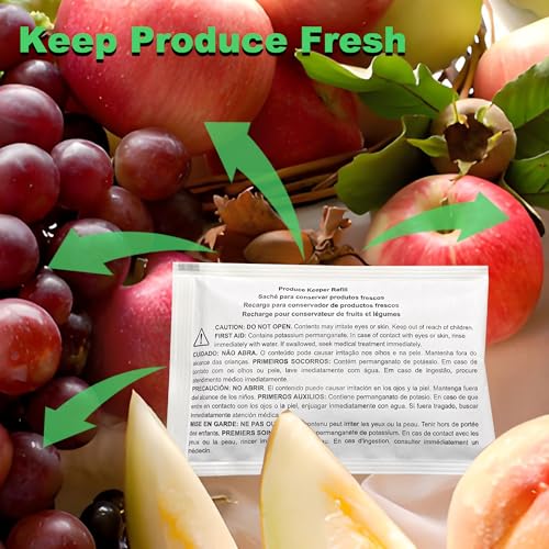 Image of Refrigerator Produce Preserver Replacement for Frigidaire FRPAPKRF2PK FRPAPKRF Pure Air Produce Keeper (8)