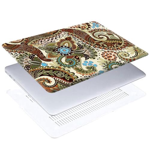 Carcasa MacBook Pro 16 2019 A2141 JZ Paisley duradera de diseño elegante con cubre teclado 4