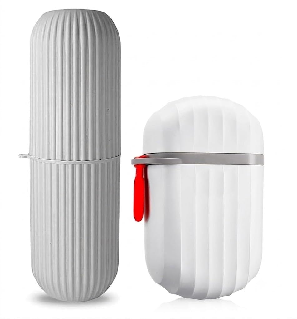 Travel Toothbrush and Soap case Waterproof and Leakproof with Convenient Handle for Bathroom Camp-image-44