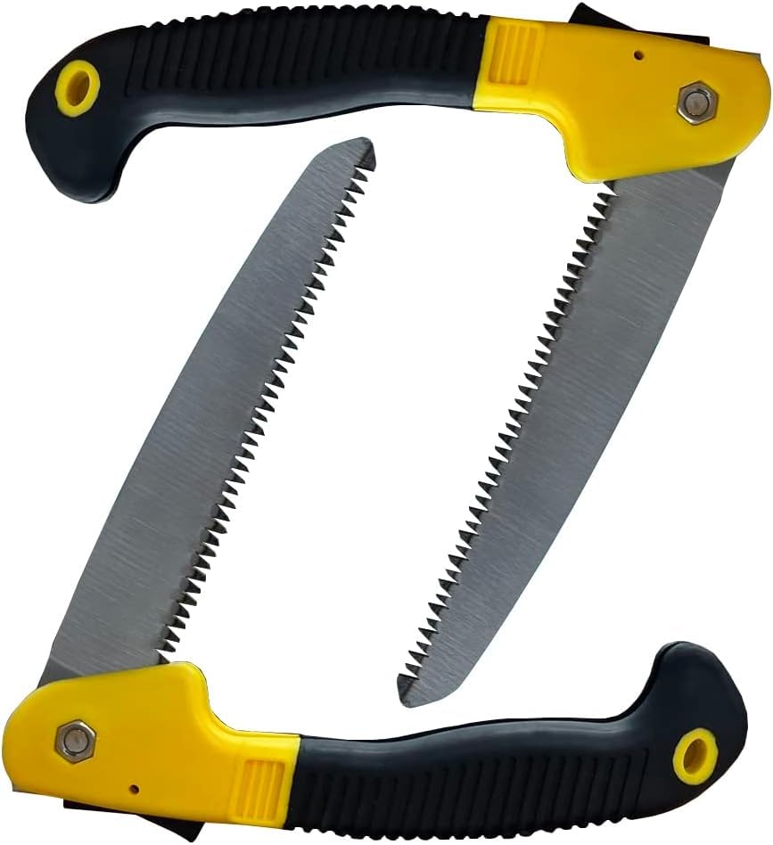 2PACK 7' Folding Hand Saw – Heavy Duty Pruning &...