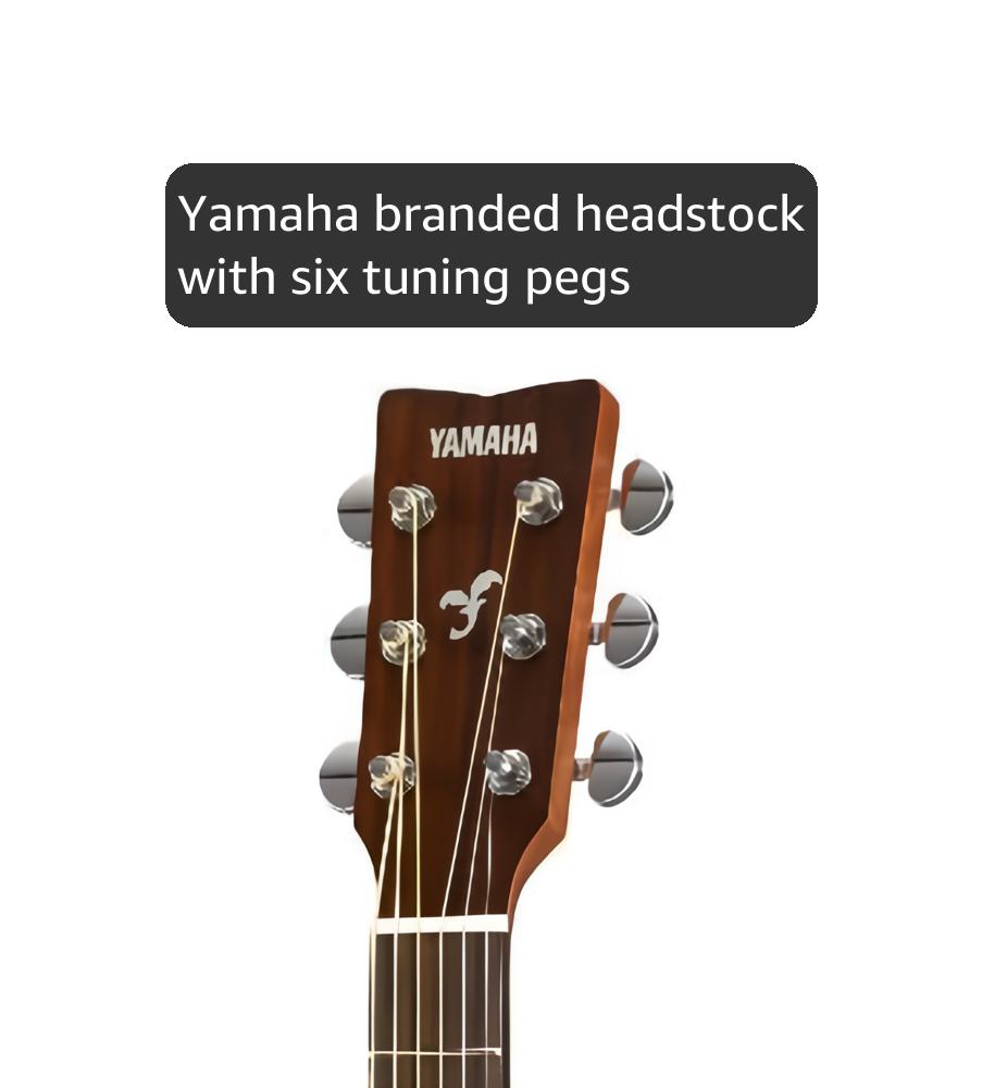 Yamaha FS800 Small Body Solid Top Acoustic Guitar, Natural