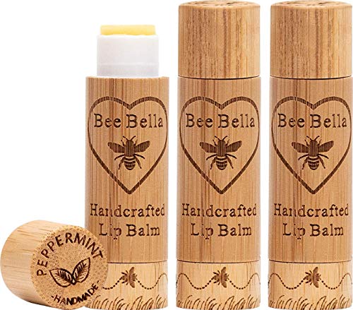 Bee Bella Peppermint Lip Balm 3-Pack