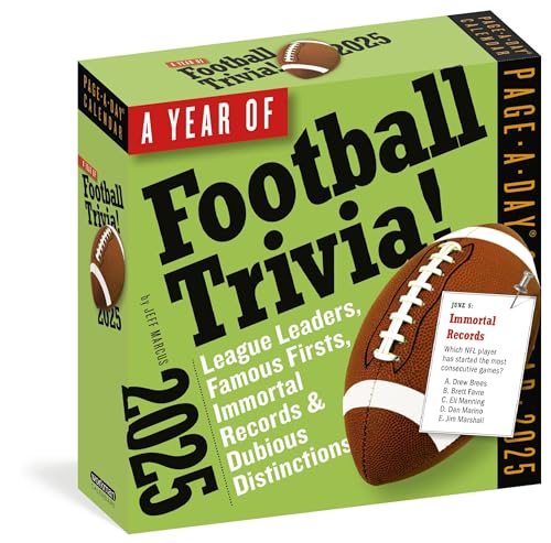 Year of Football Trivia Calendar
