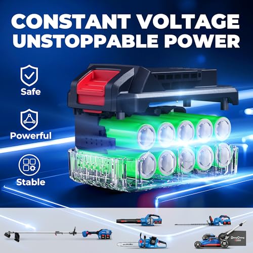 Image of DongCheng 40V 650CFM 140MPH Brushless Leaf Blower Turbo 2x4Ah