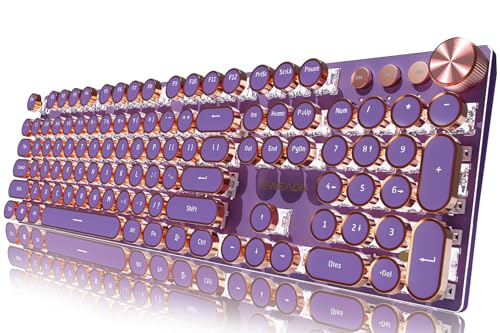 La Mejor comparativa de Chapas galvanizadas tabla con los diez mejores. 33 SEUNKWANG EWEADN Teclado mecánico para juegos estilo máquina de escribir, teclado LED retroiluminado, botón de control de medios, teclado de computadora con cable, interruptor...