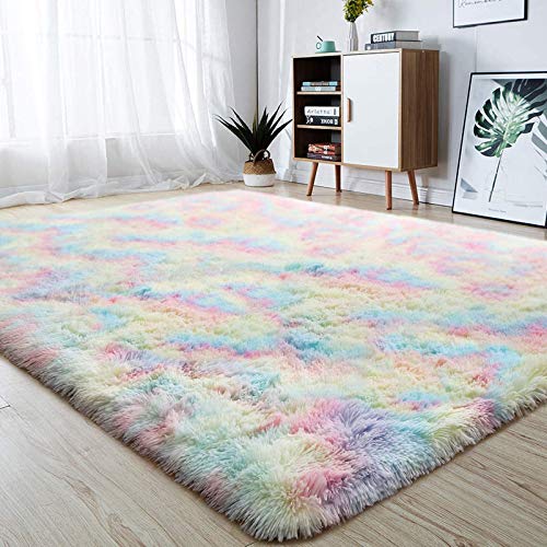Tapis pelucheux et doux au design moderne raffiné