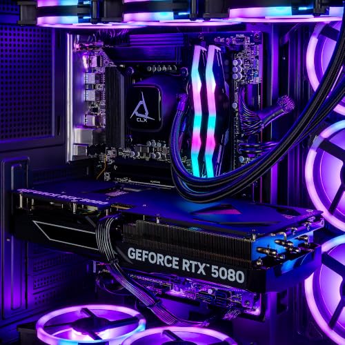 Image of CLX Set Gaming PC - Intel Core Ultra 7 270K Plus 3.7GHz, GeForce RTX 5080, 2TB NVMe M.2 SSD, 64GB DDR5 RGB Memory, 360mm AIO, WiFi, Windows 11 Home, Black